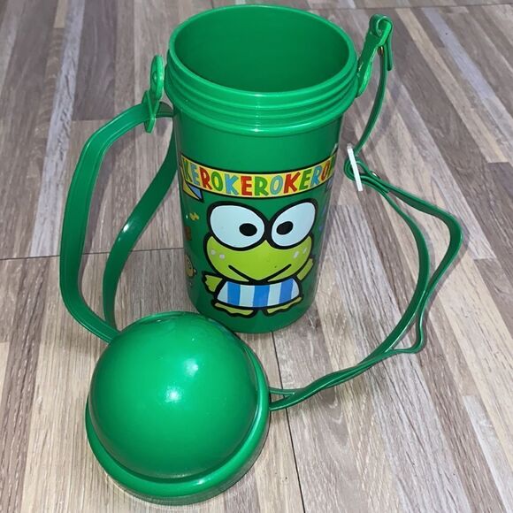 Sanrio Handbags - Sanrio Japan Kero Kero Keroppi Cup Bottle Carry Strap crossbody bag Holder